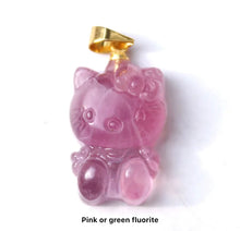 Load image into Gallery viewer, Hello Kitty Jade Necklace
