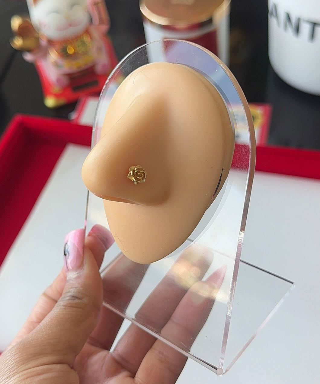 24K Blossom Nose Stud