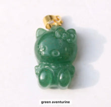 Load image into Gallery viewer, Hello Kitty Jade Necklace
