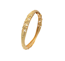 Load image into Gallery viewer, 24K Flower Bangle
