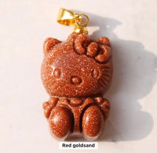 Load image into Gallery viewer, Hello Kitty Jade Necklace
