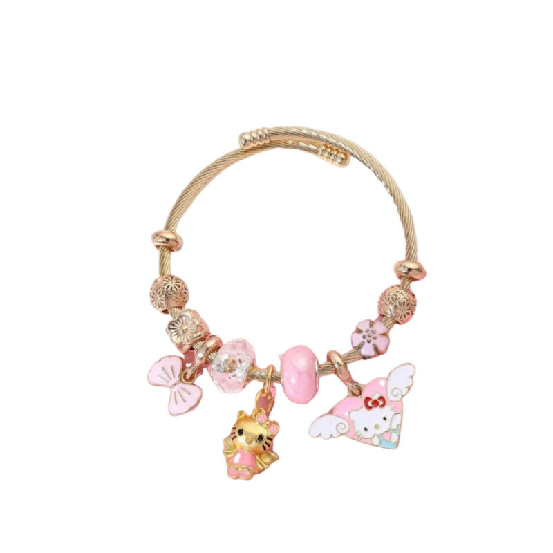 Hello Kitty Bangle (Gold)