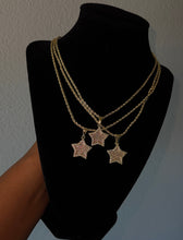 Load image into Gallery viewer, 18K Diamond Star Necklace
