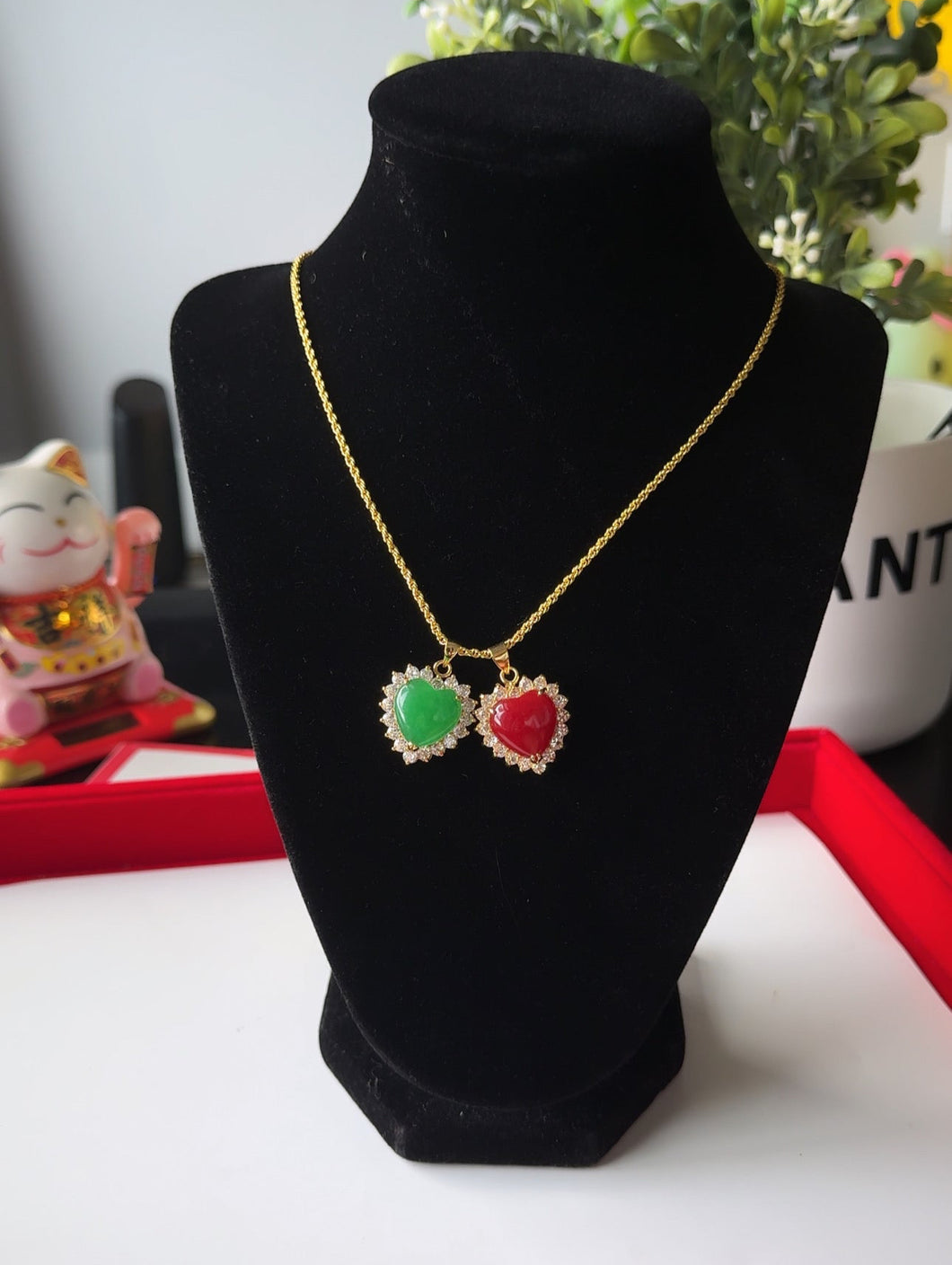 Jade Heart Necklace
