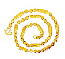 Load image into Gallery viewer, 24K Hexagon Ball Necklace
