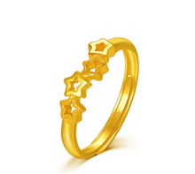 Load image into Gallery viewer, 24K Quad Star Ring
