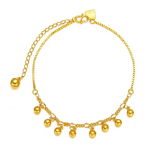 Load image into Gallery viewer, 24K Bell Anklet
