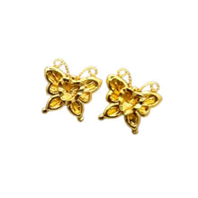 Load image into Gallery viewer, 24K Butterfly Earrings
