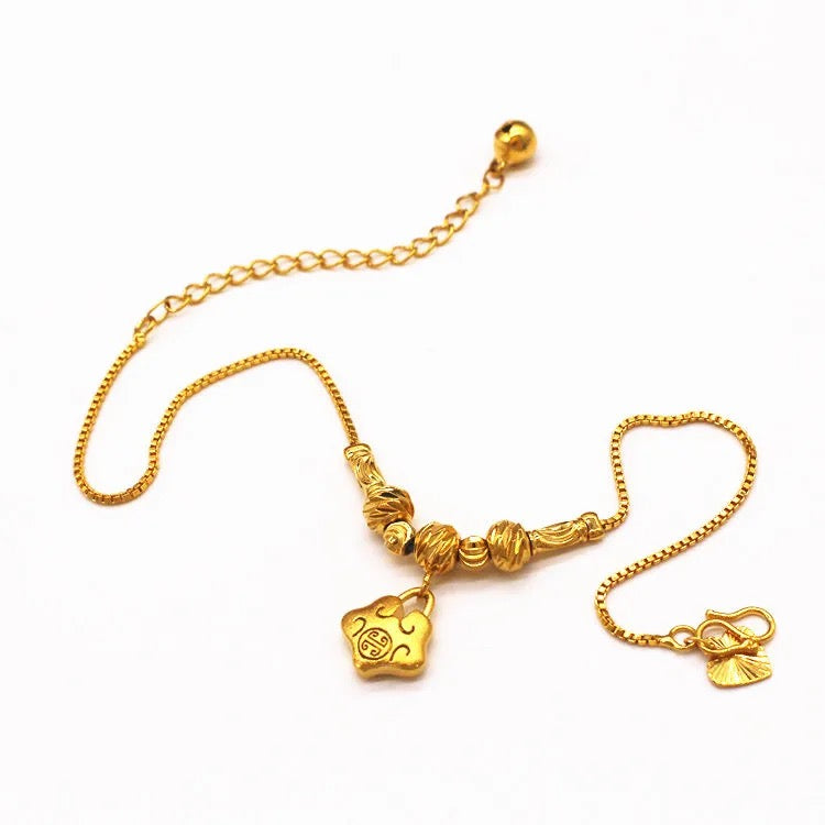 24K Luck Anklet