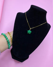 Load image into Gallery viewer, Jade Flower Necklace
