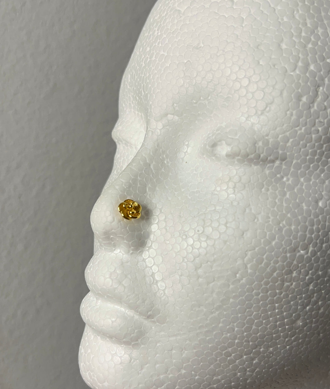 24K Rose Nose Stud