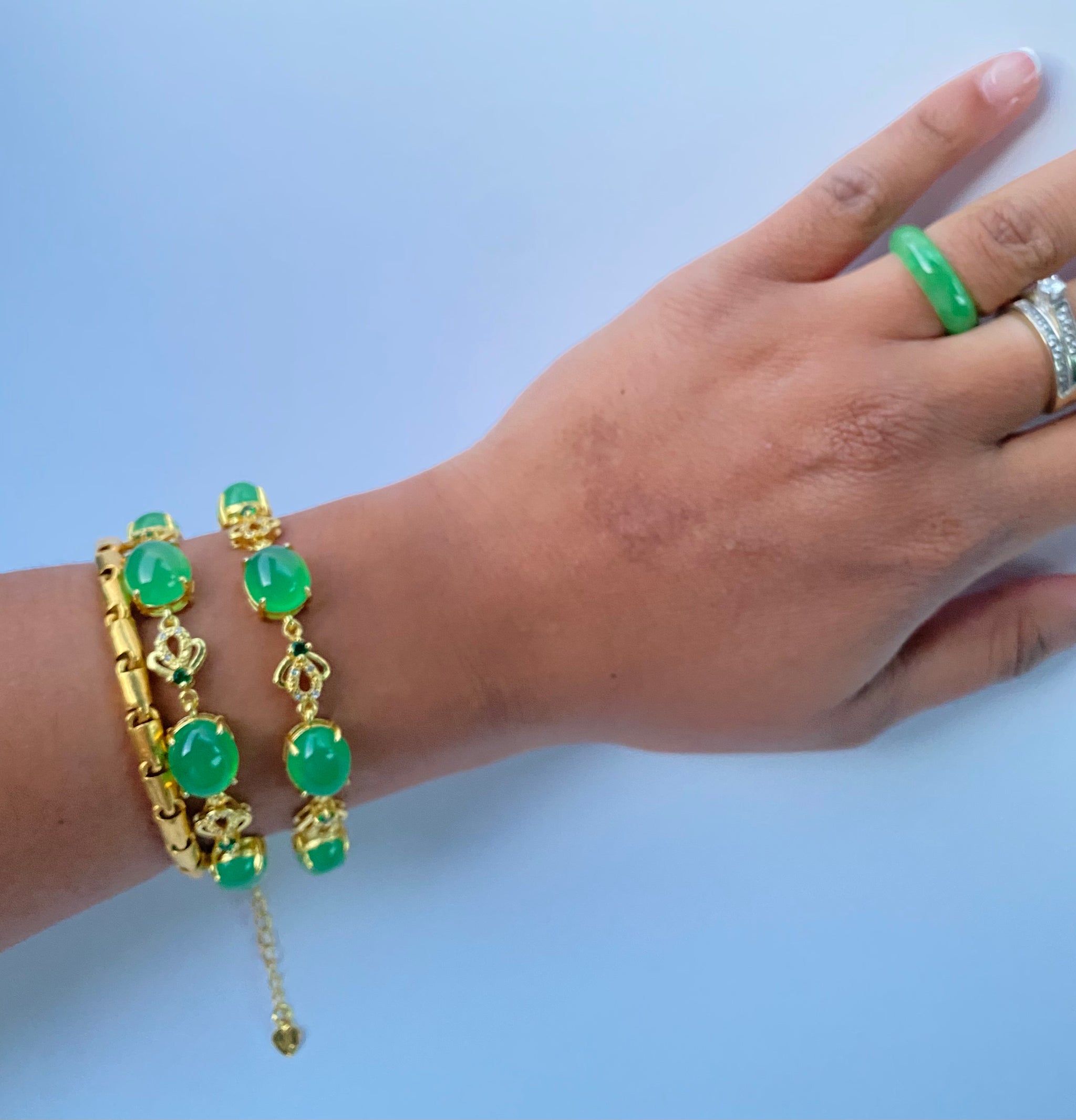 Gemmomove Black Jade Bracelet 16コマ 【公式通販】
