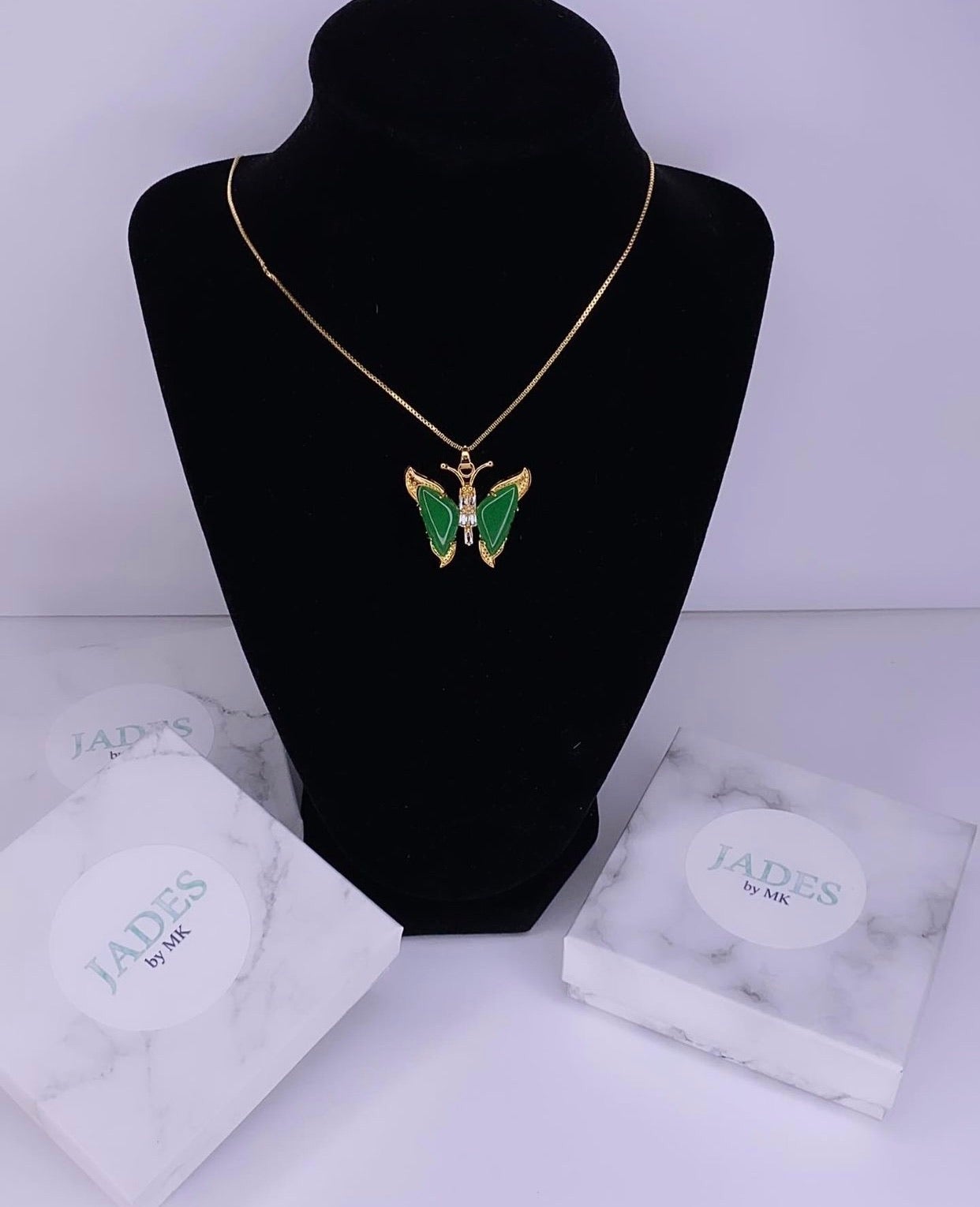 Jade Big Butterfly Necklace – Jades by MK