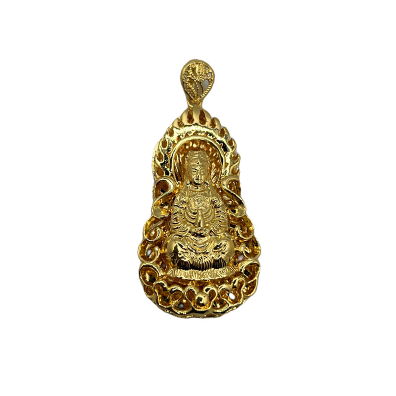 24K Buddha Pendant